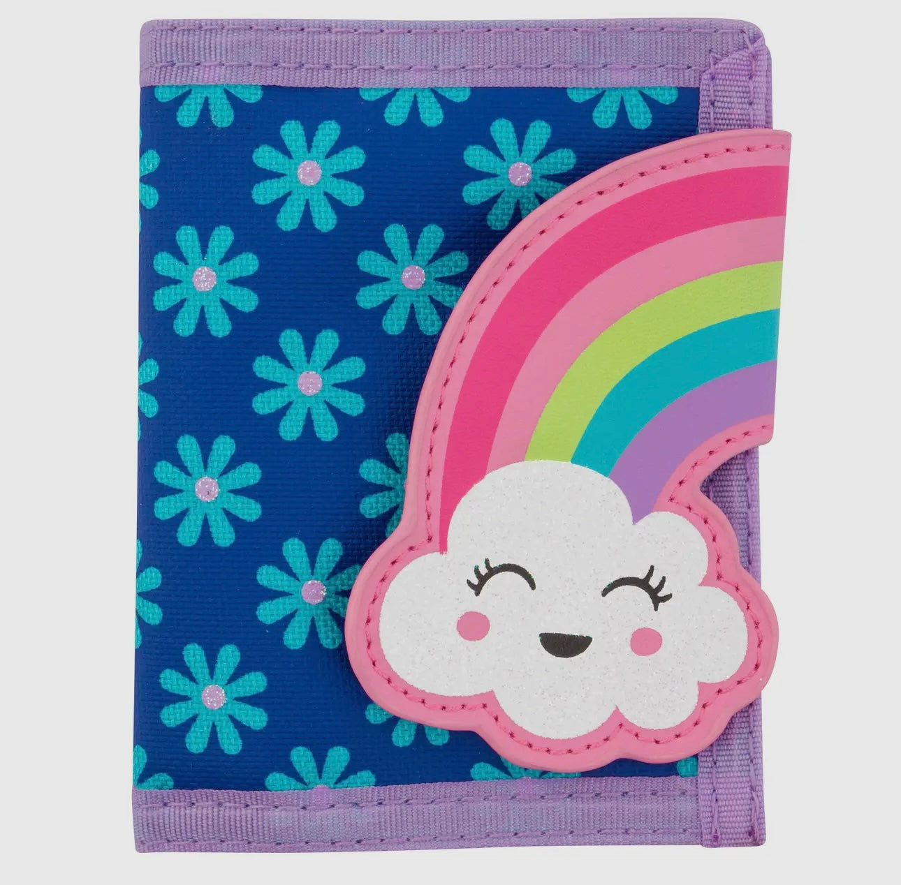 Stephen Joseph tri fold wallet rainbow