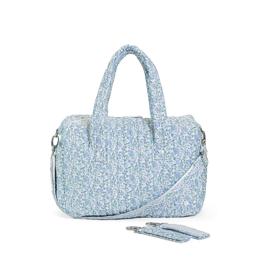 Trvl quilted stroller bag bundle Hamptons floral
