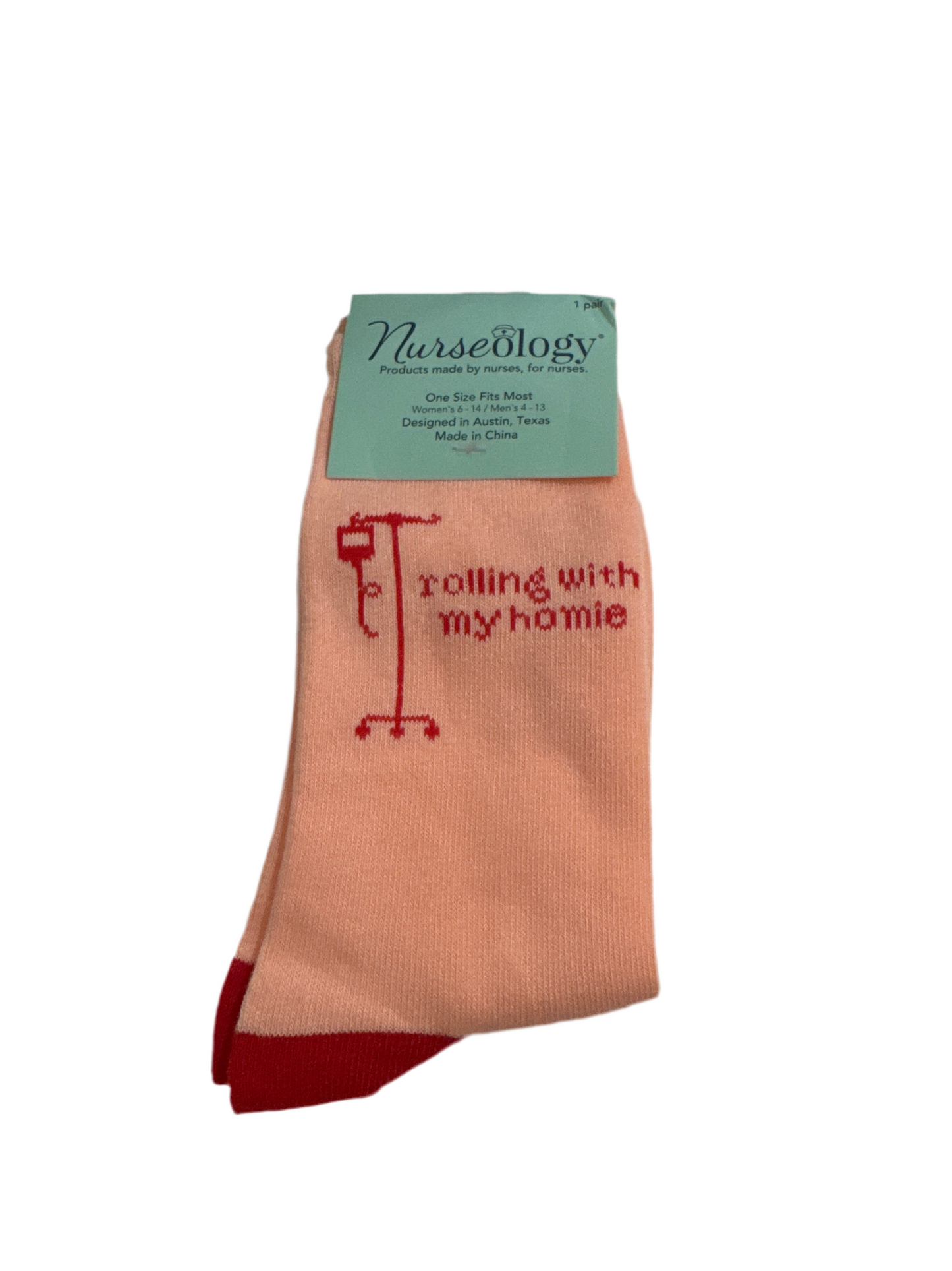 Nurseology rolling with my homie socks