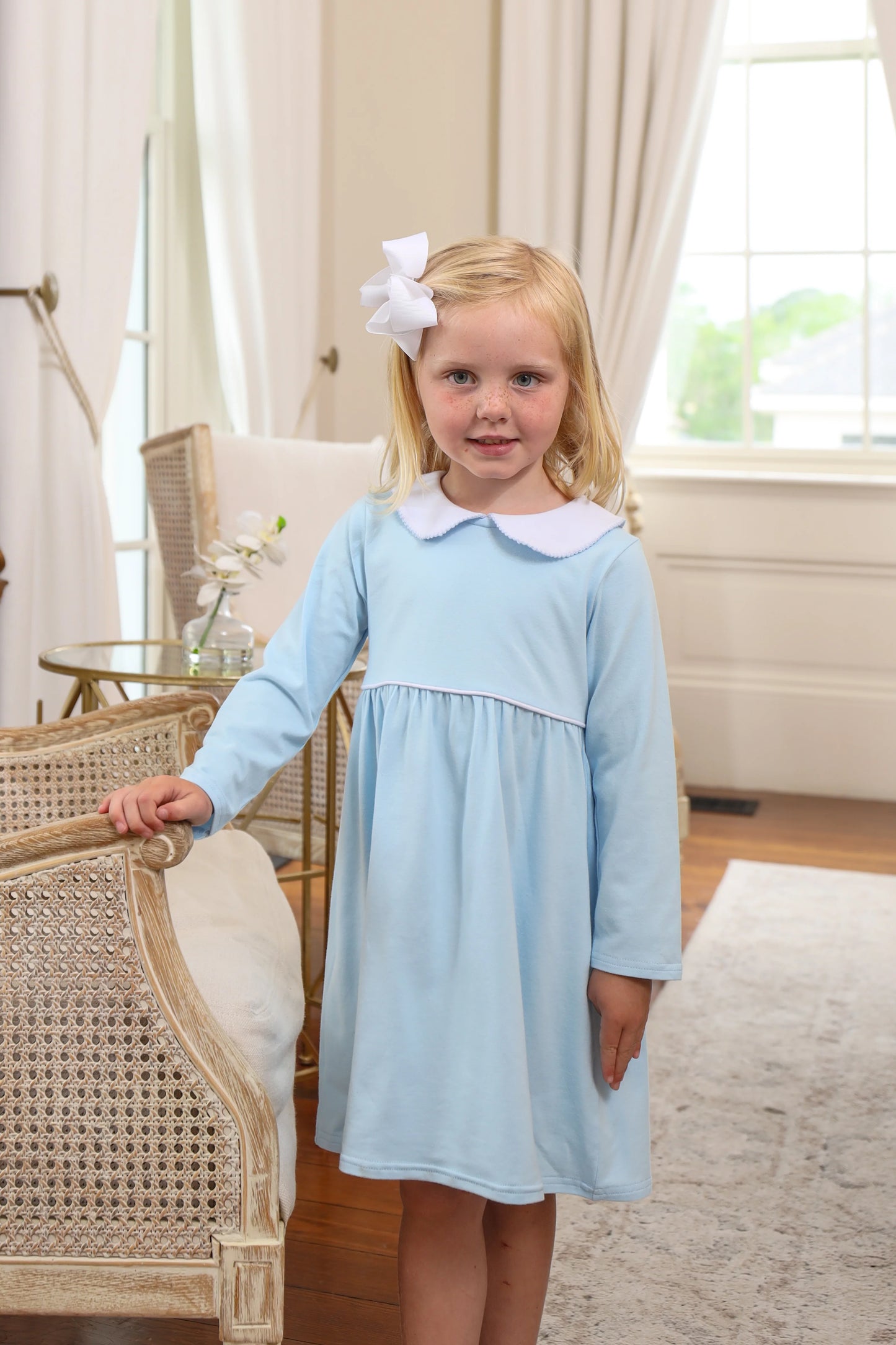 Claire Light Blue Dress Trotter Street