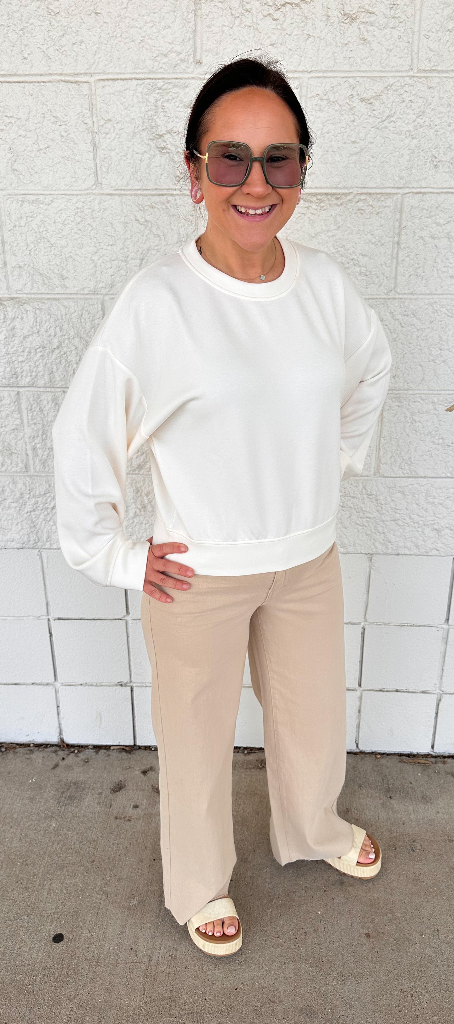 Pearl So Soft Crewneck Pullover Simply Southern