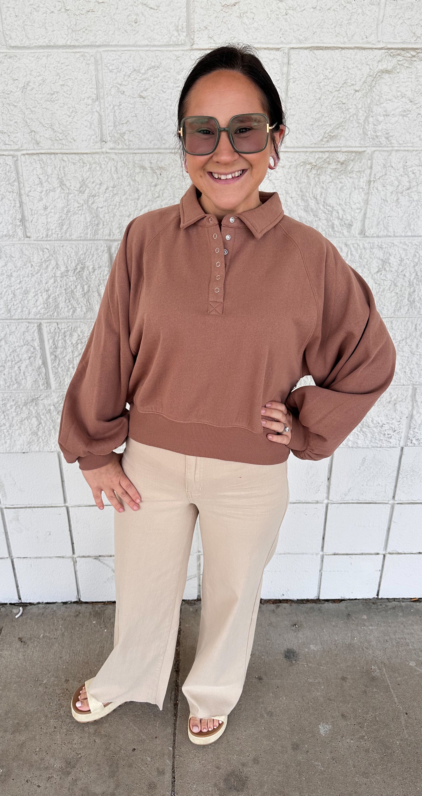 Umber Pullover Simply Southern