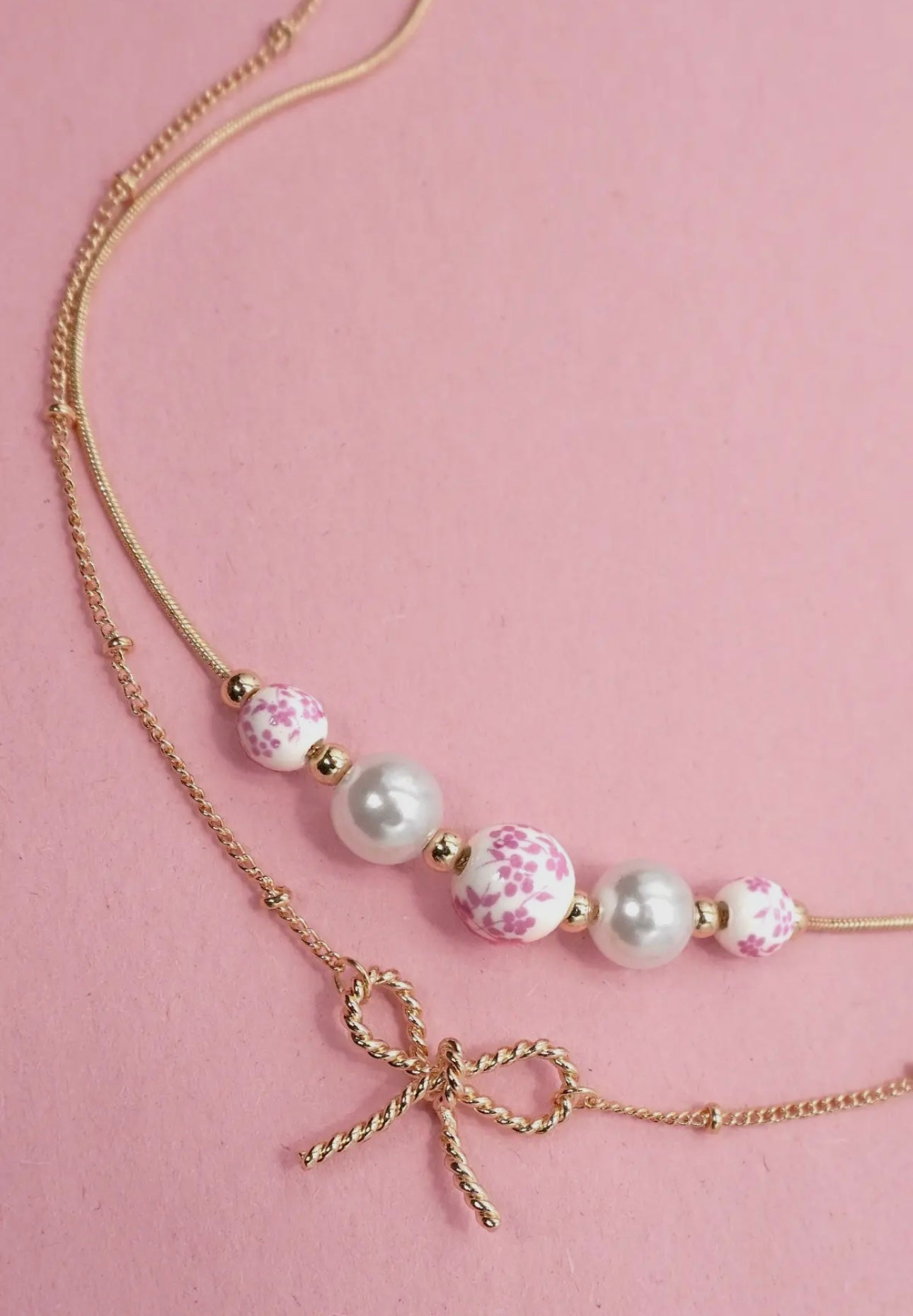 Pretty in Pink Charm Necklace
