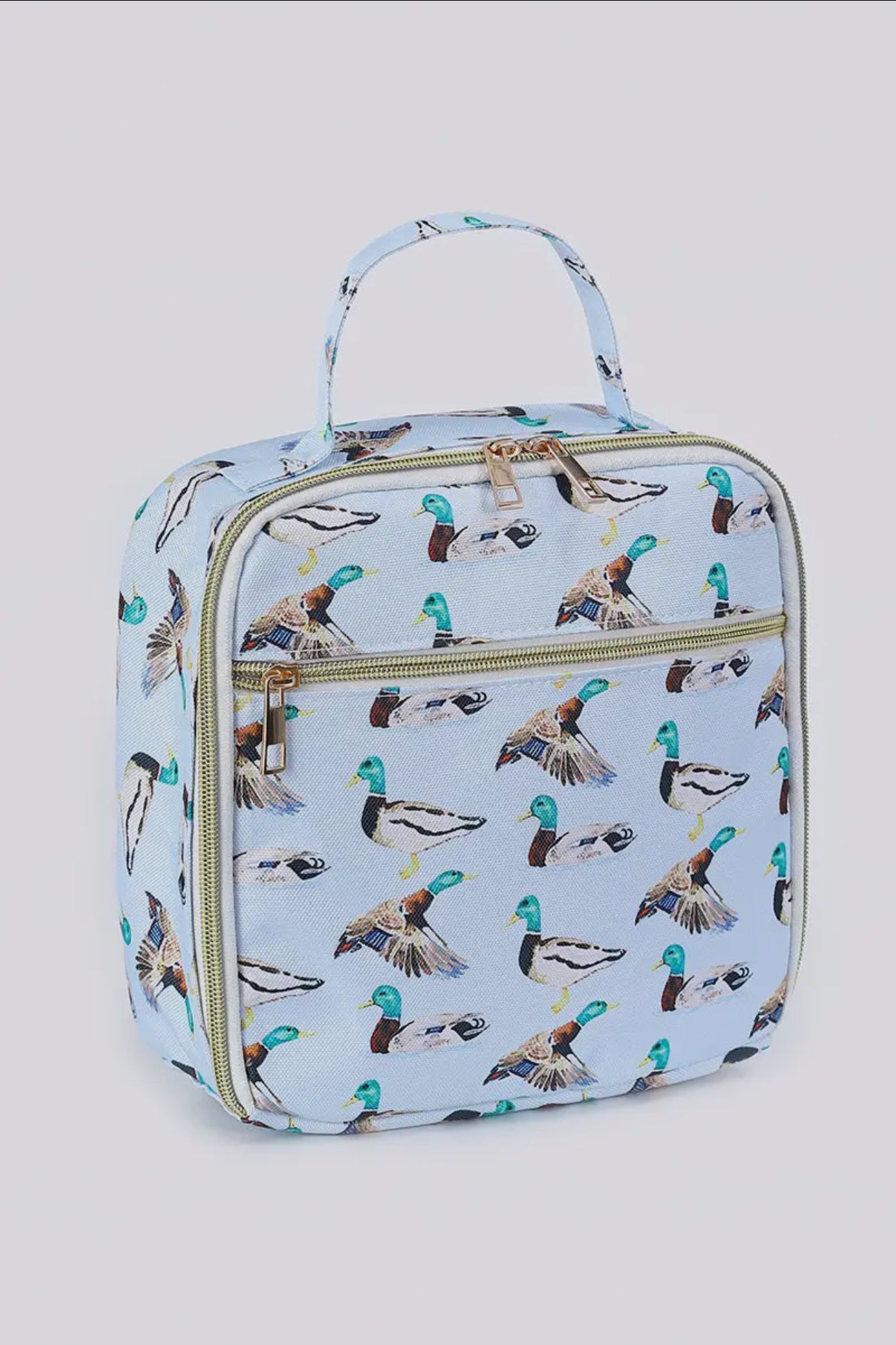 Blue mallard duck lunchbox