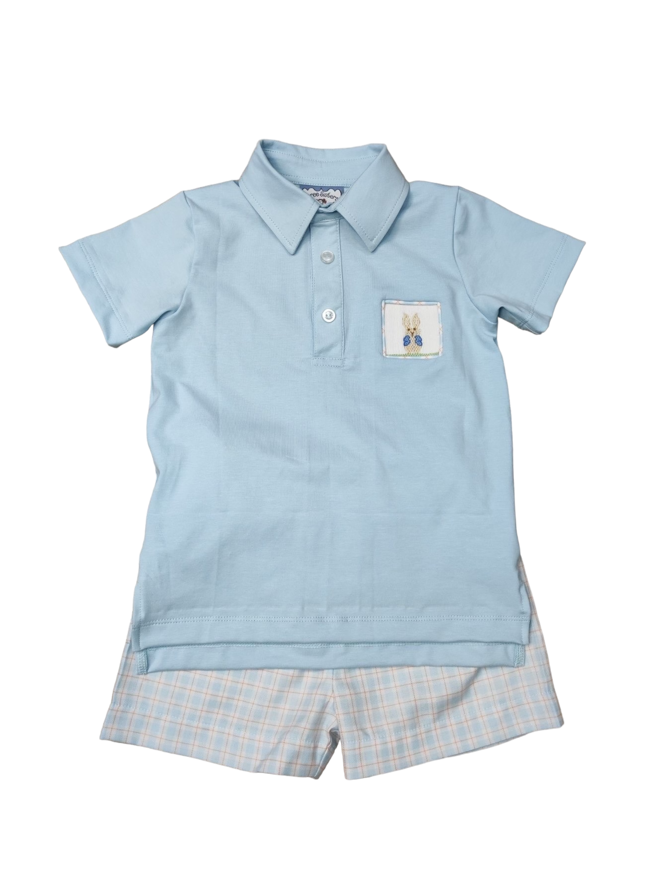 Peter rabbit polo and short set