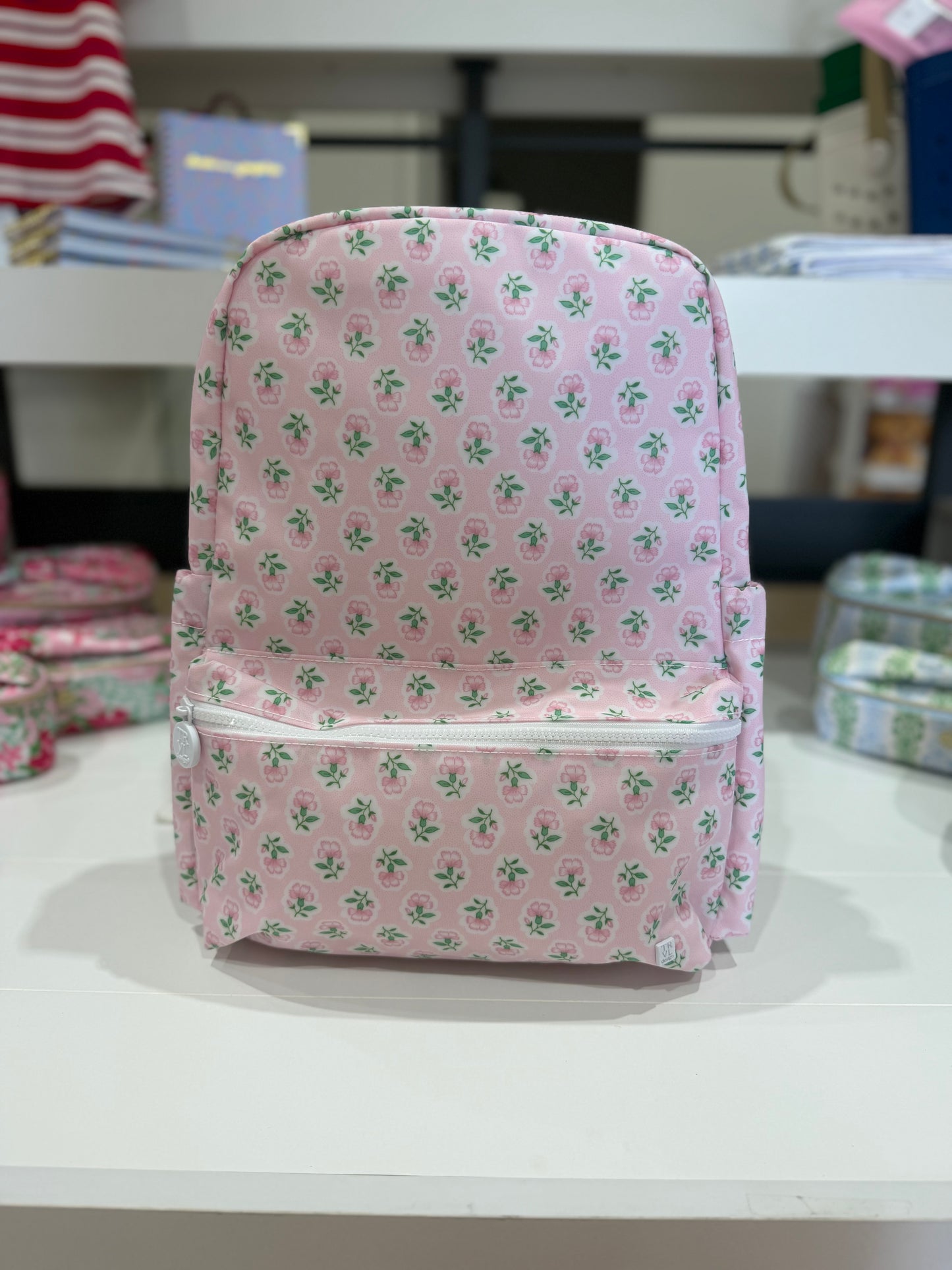 Pink Floral Backpack