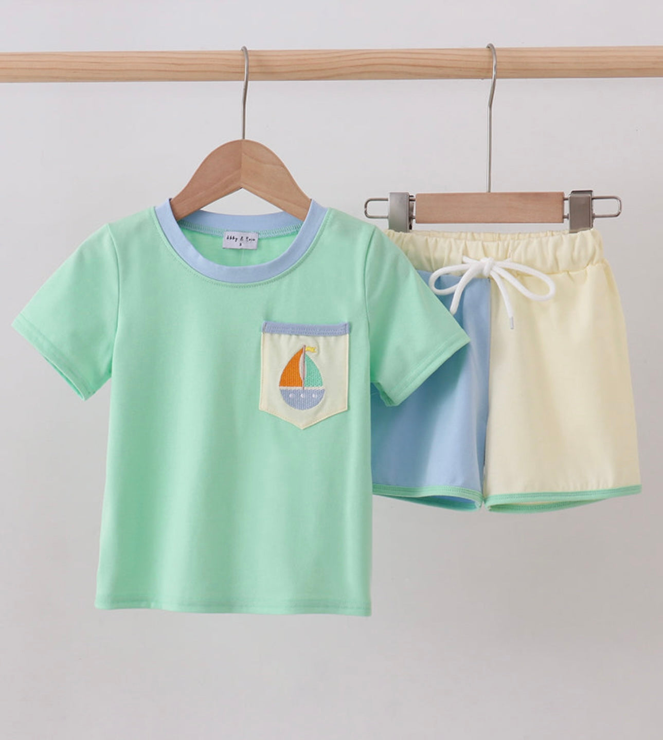 Sail Boat Color Block Set