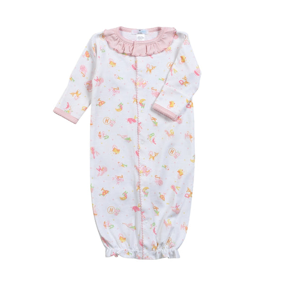 PINK ABC BABY PIMA
CONVERTER GOWN