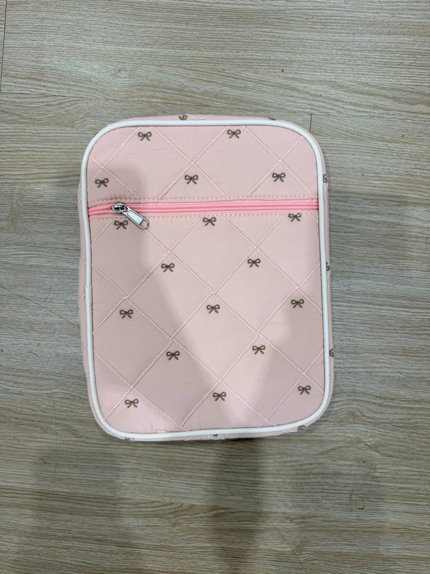 Pink w/ Brown Bows Bible Cover