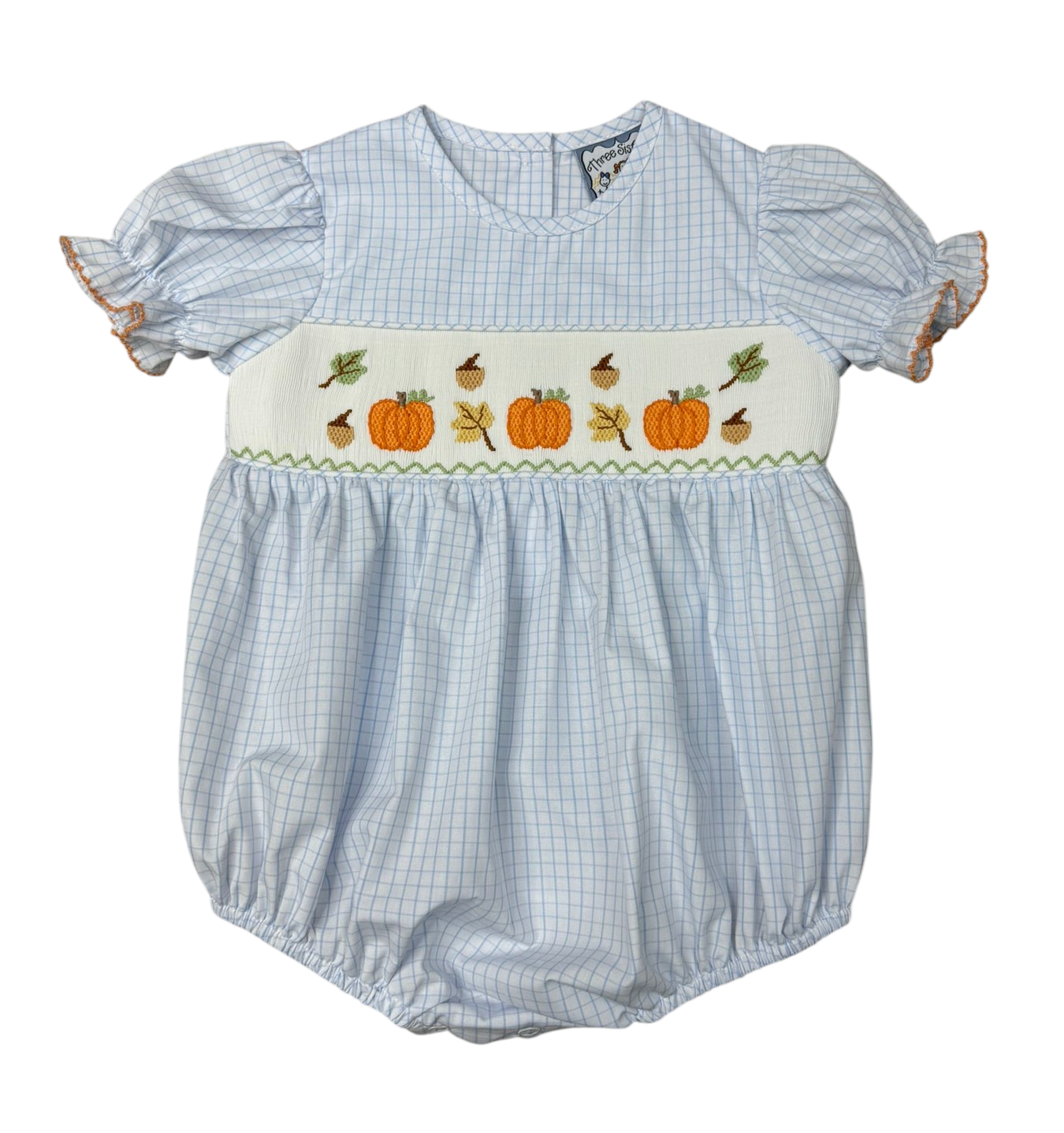 It’s Fall Smocked Girl Bubble Three Sisters