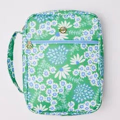 Daisy Chain Green Bible Cover | Mary Square