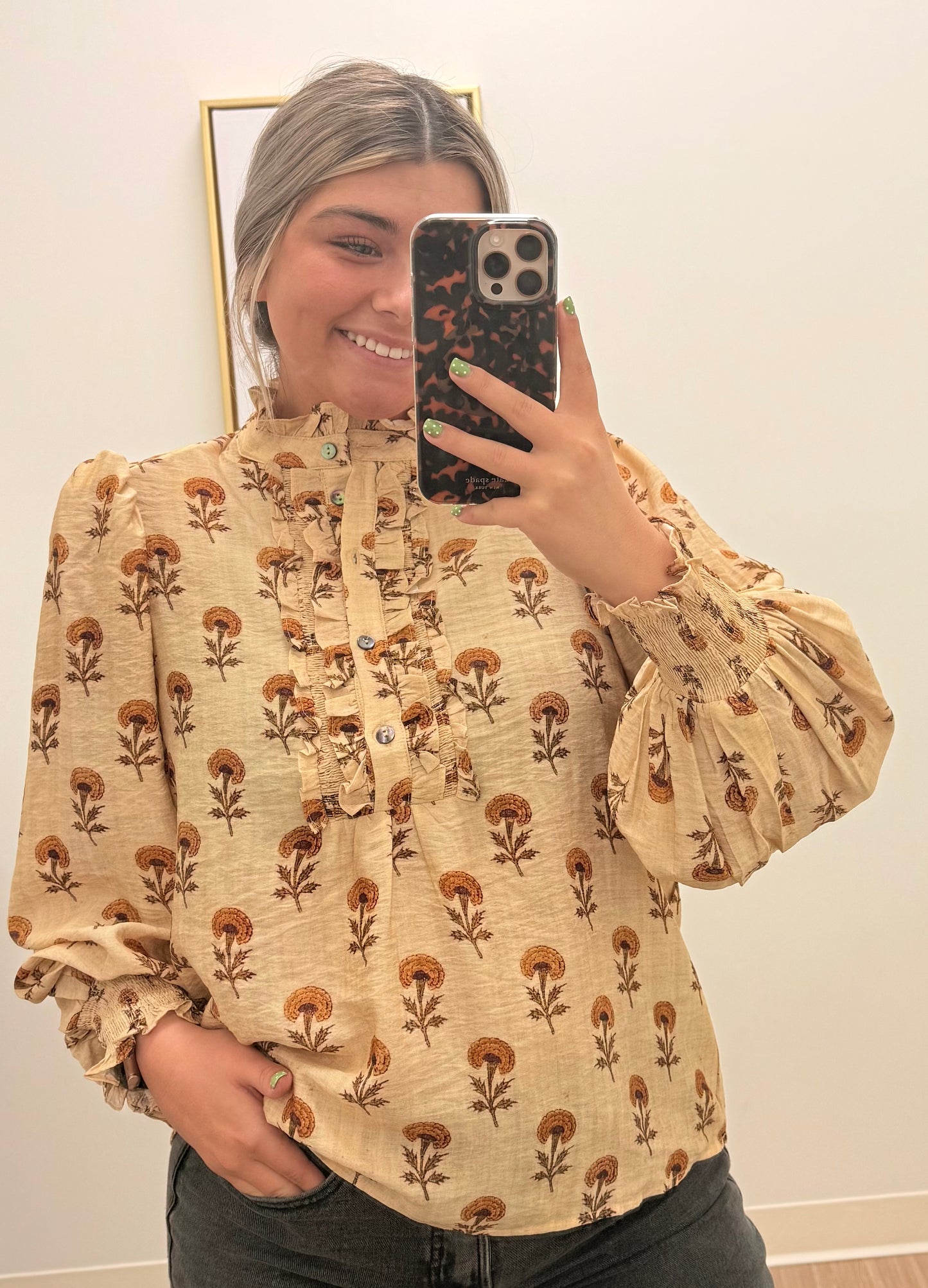 Fall Marigold Blouse