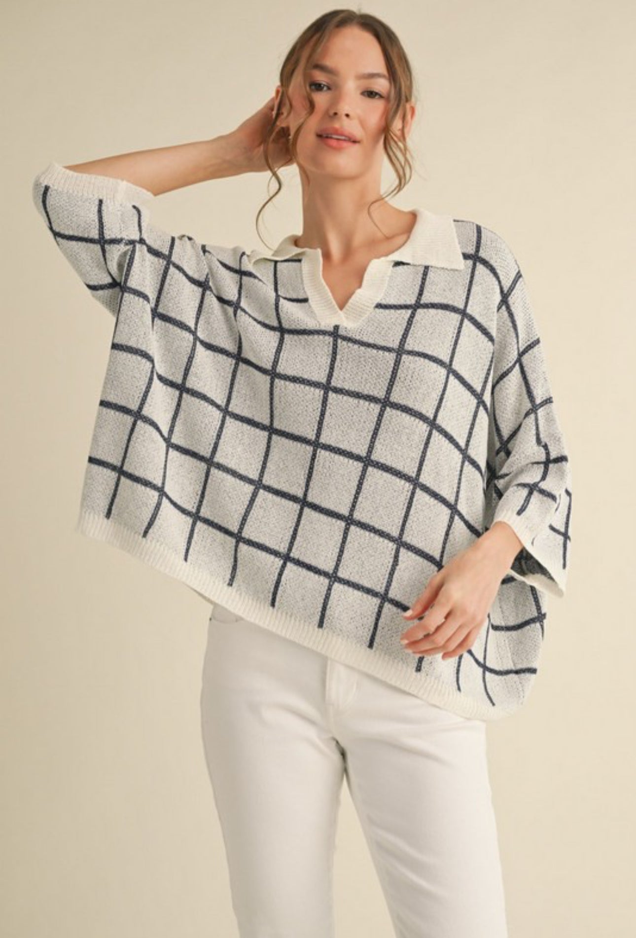 Navy Lux Top