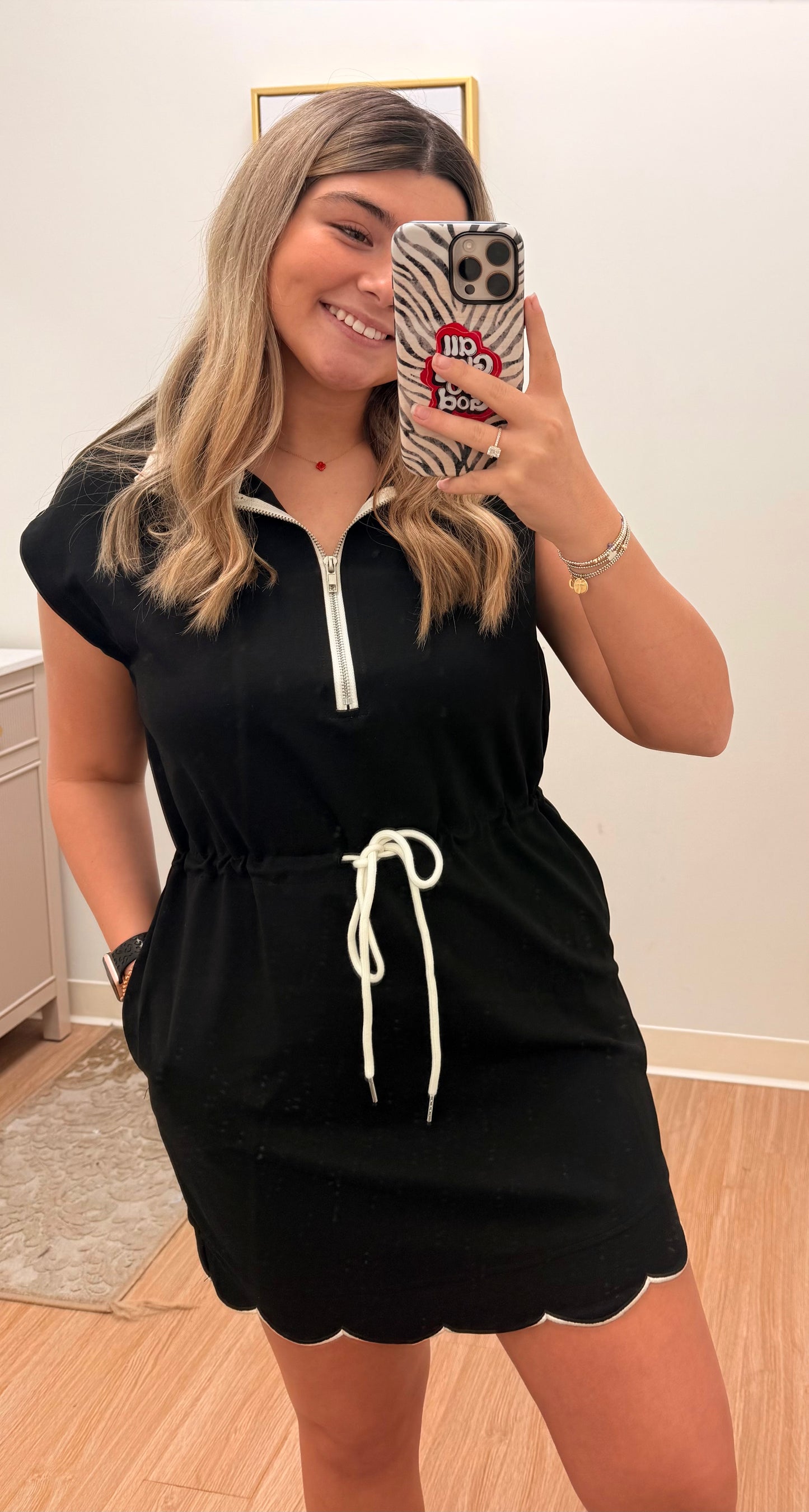 Simply Scalloped Dress