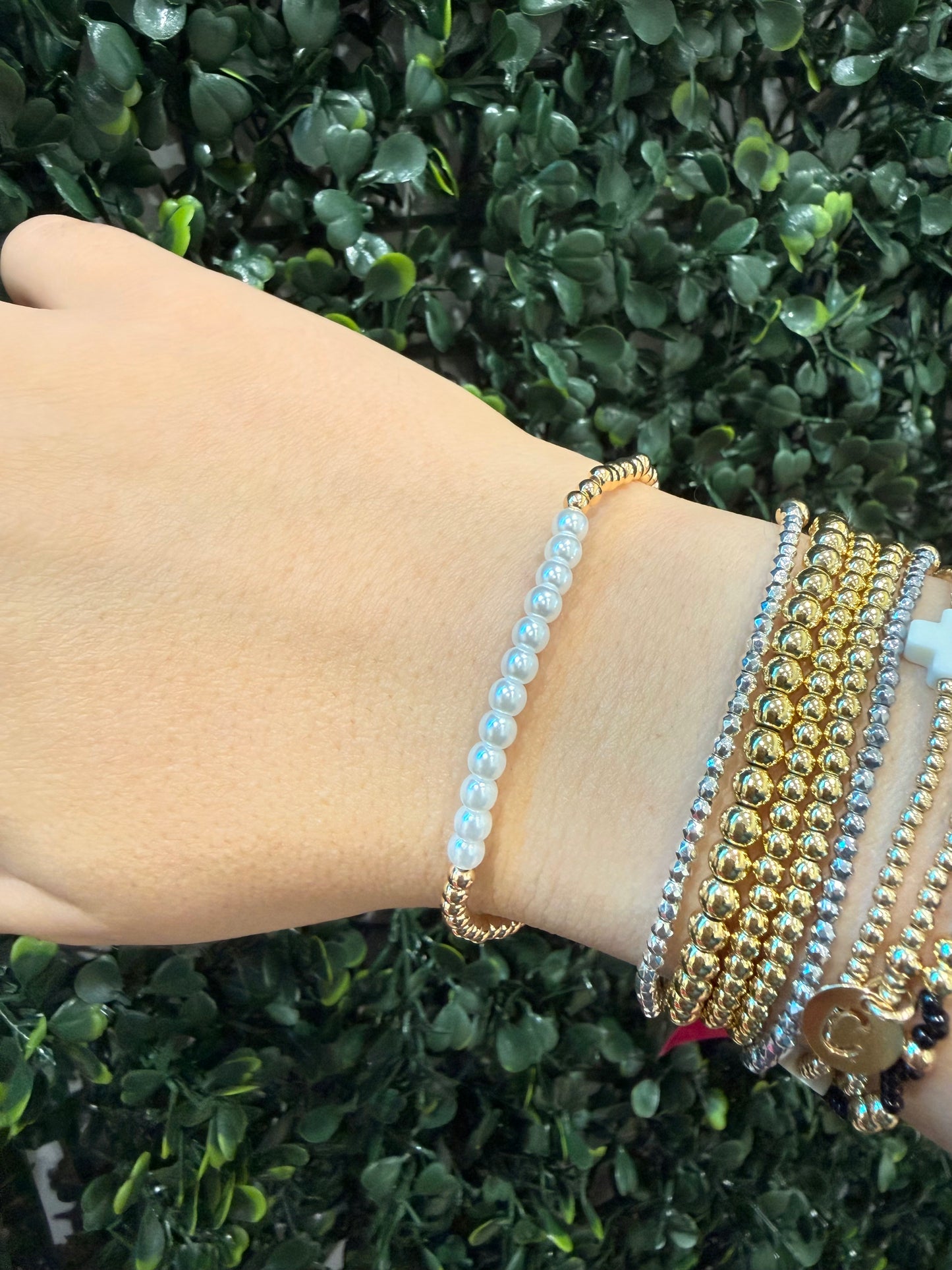 Single Section Gold/Pearl