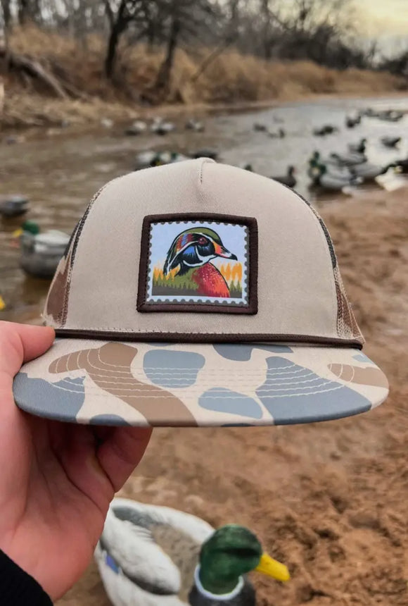 Wood duck stamp hat