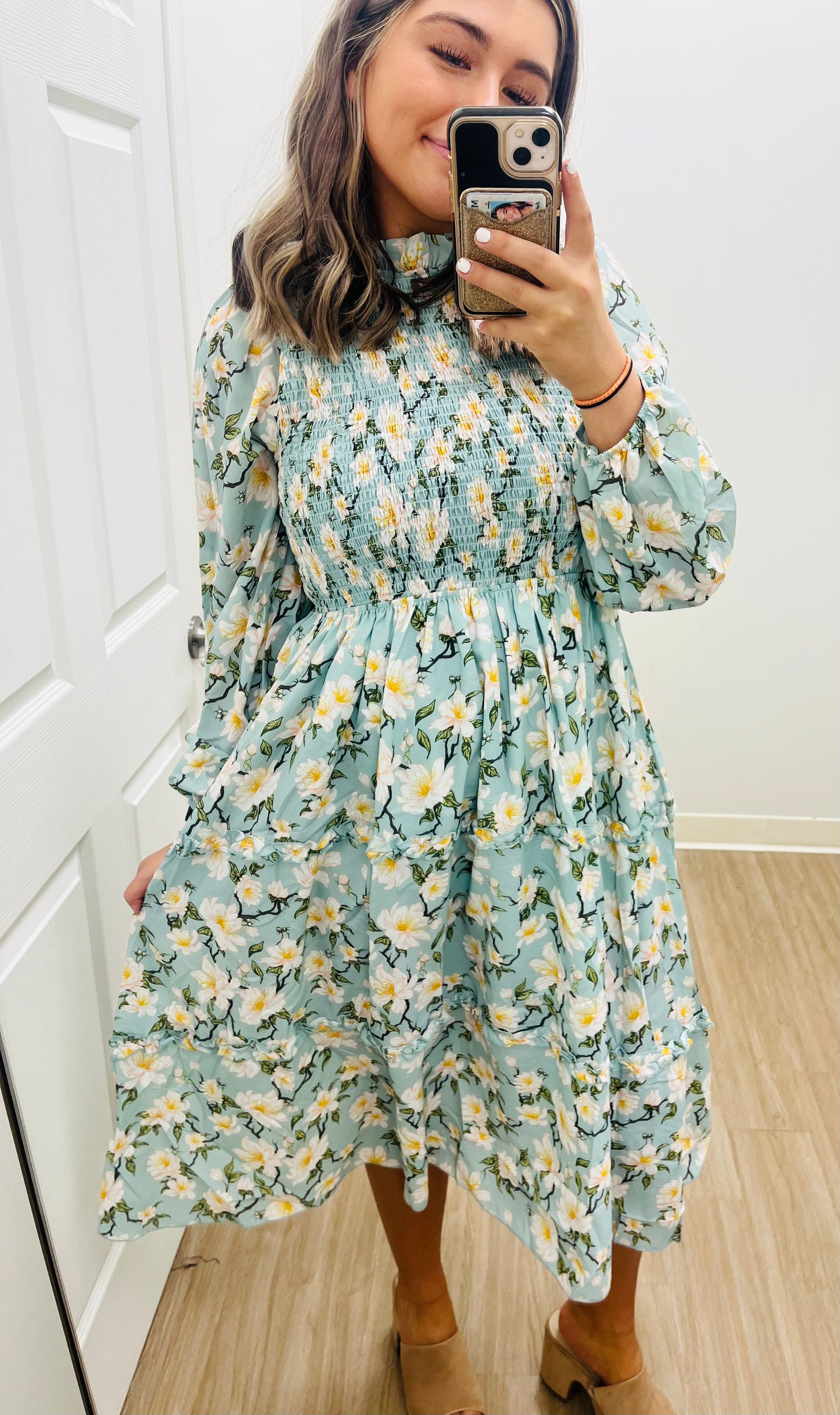 Avery Floral Dress- Simply Southern