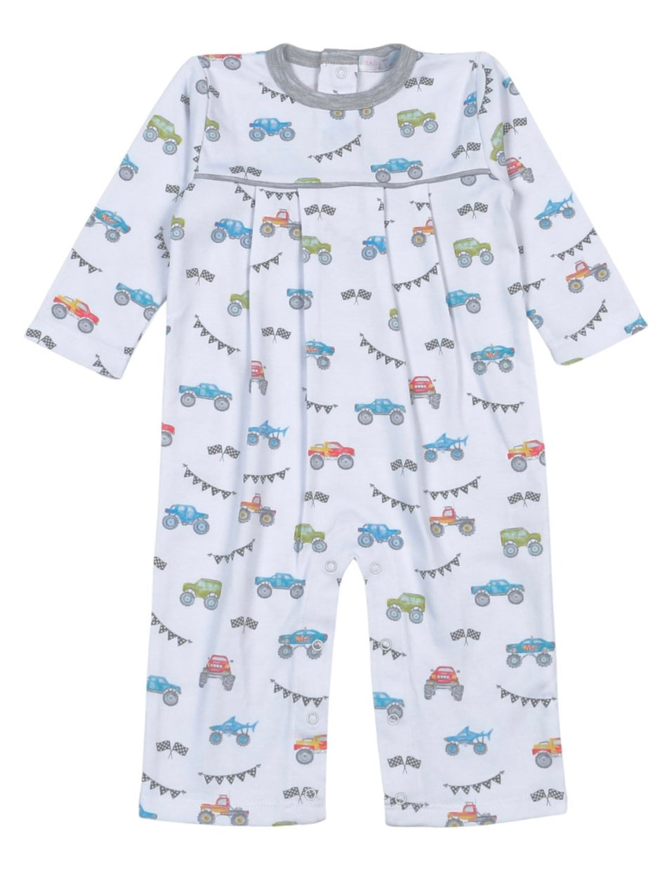 Monster Truck Romper- Baby Loren