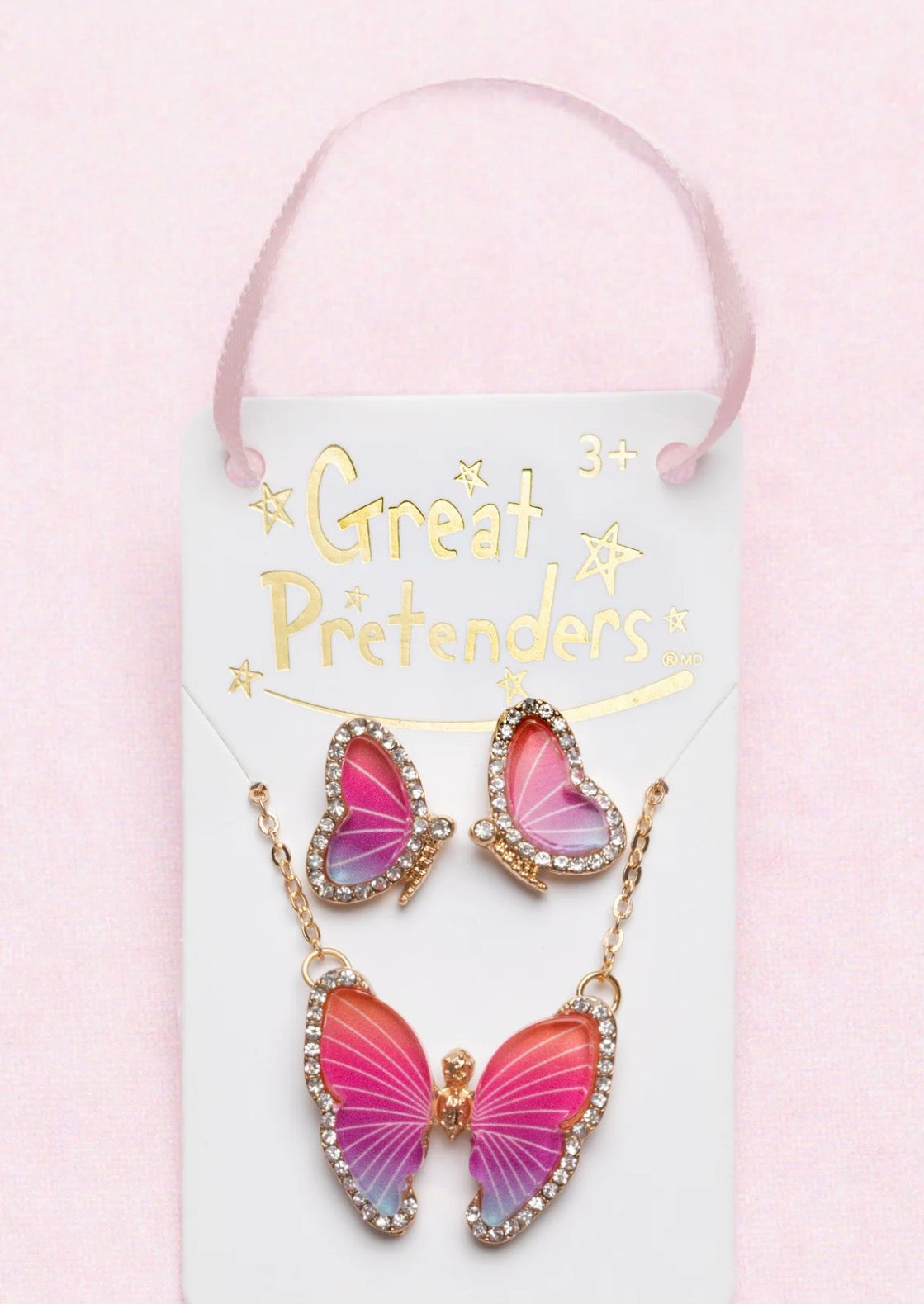 Butterfly Necklace & Earrings