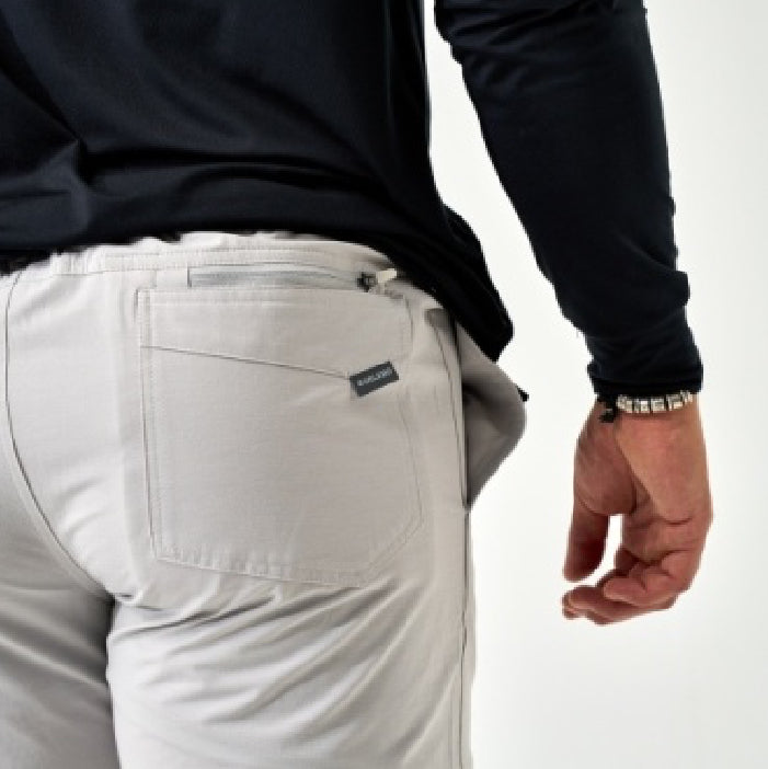 Stone Gray Performance Pants Burlebo