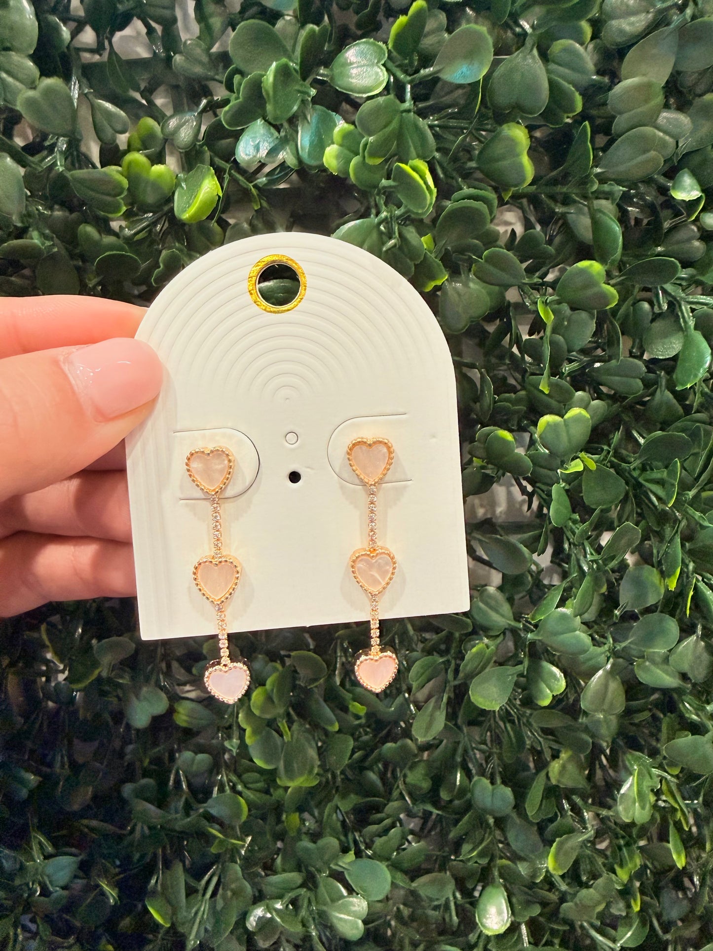 Heart Dangle Earrings