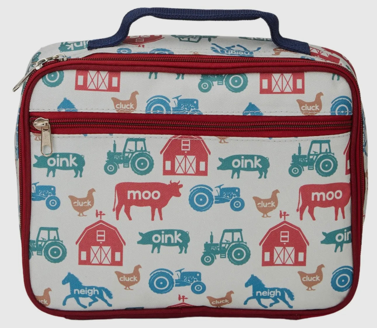 Kids farm animals lunchbox
