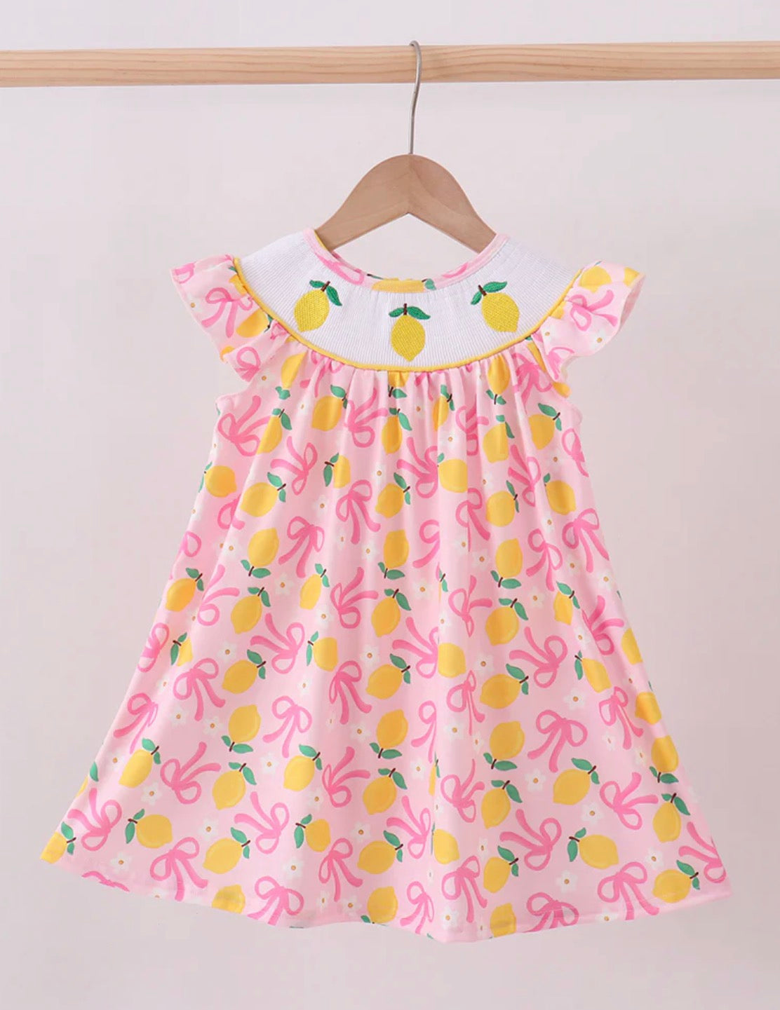 Pink Lemon Smocked Dress