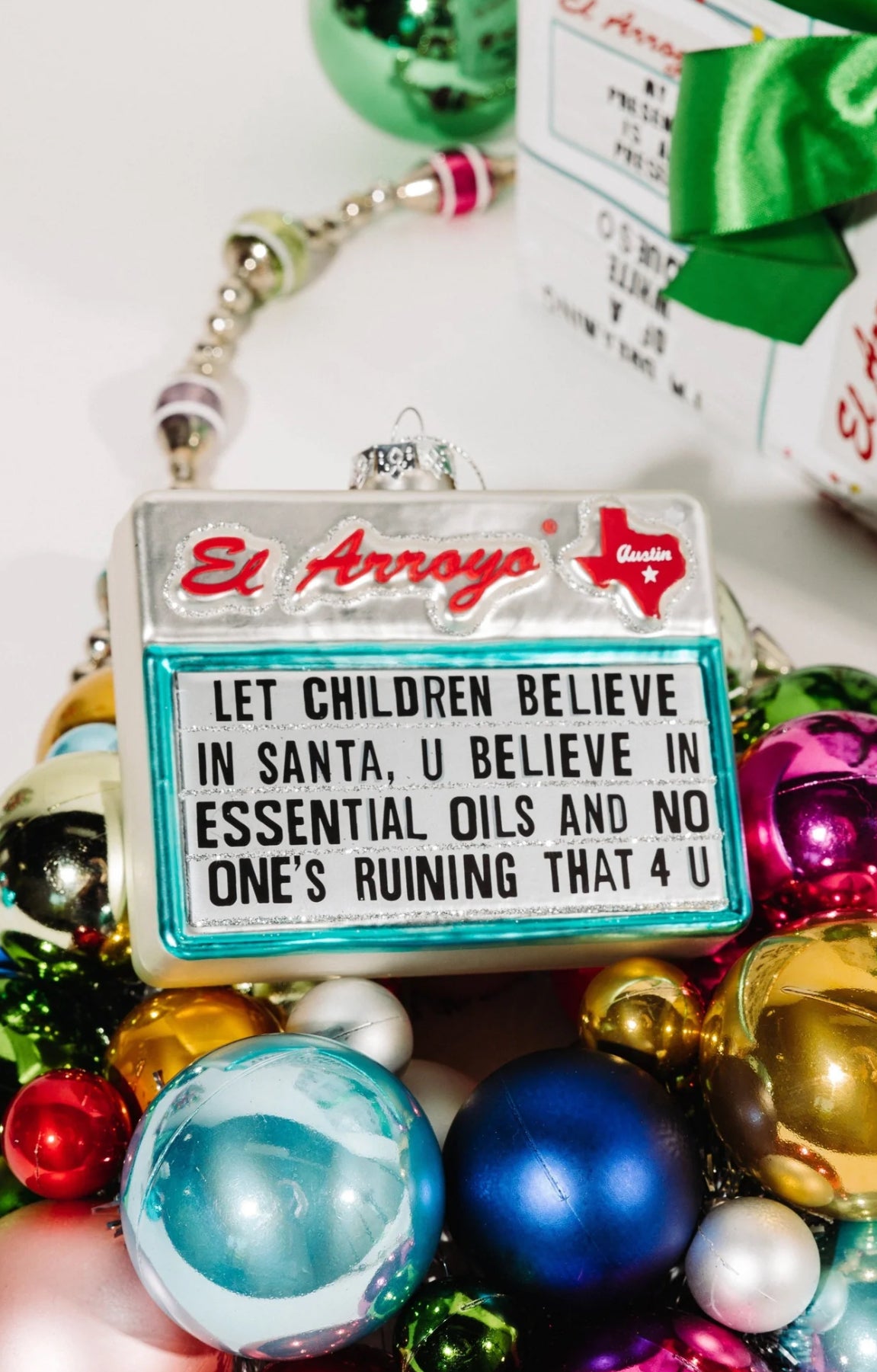 Believe in Santa Ornament - El Arroyo