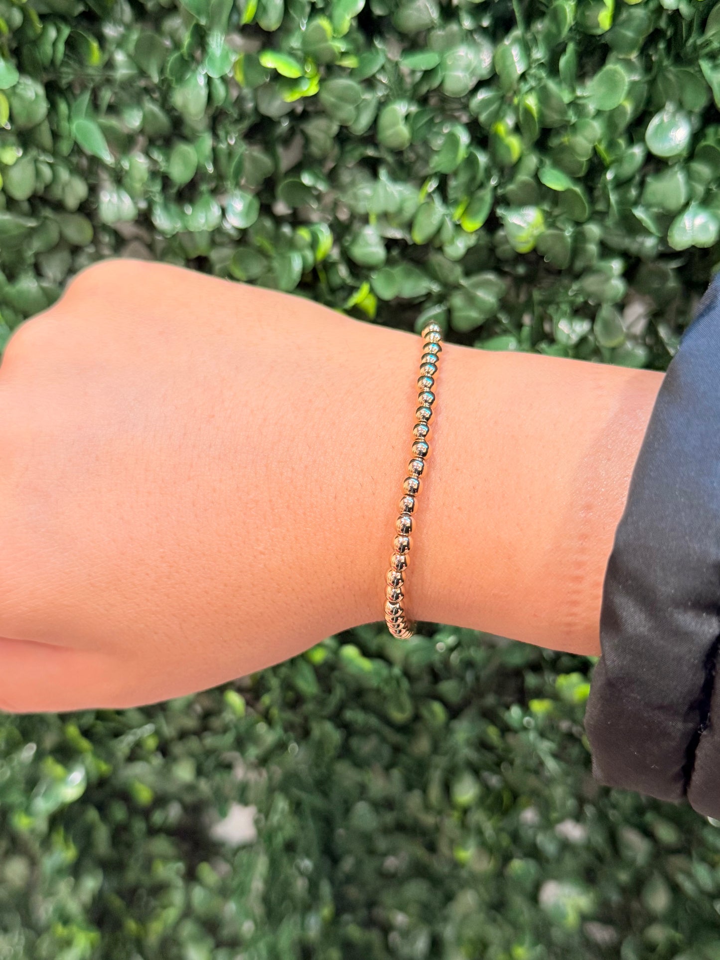 Gold Beaded Bracelet