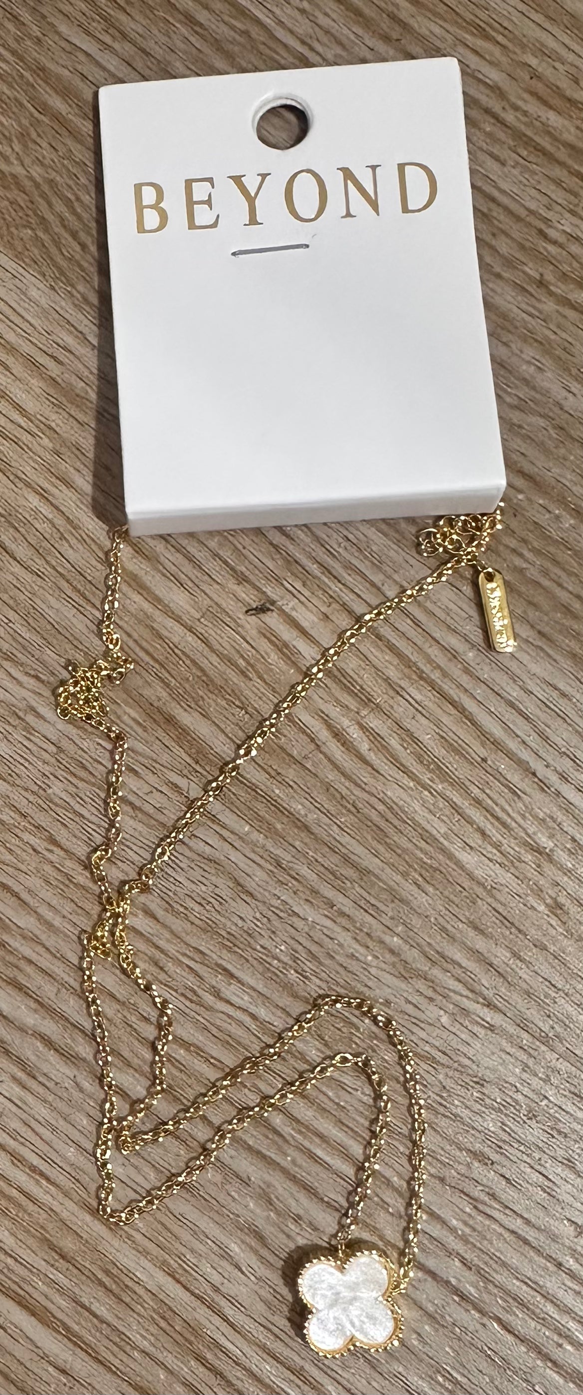 White Clover Necklace