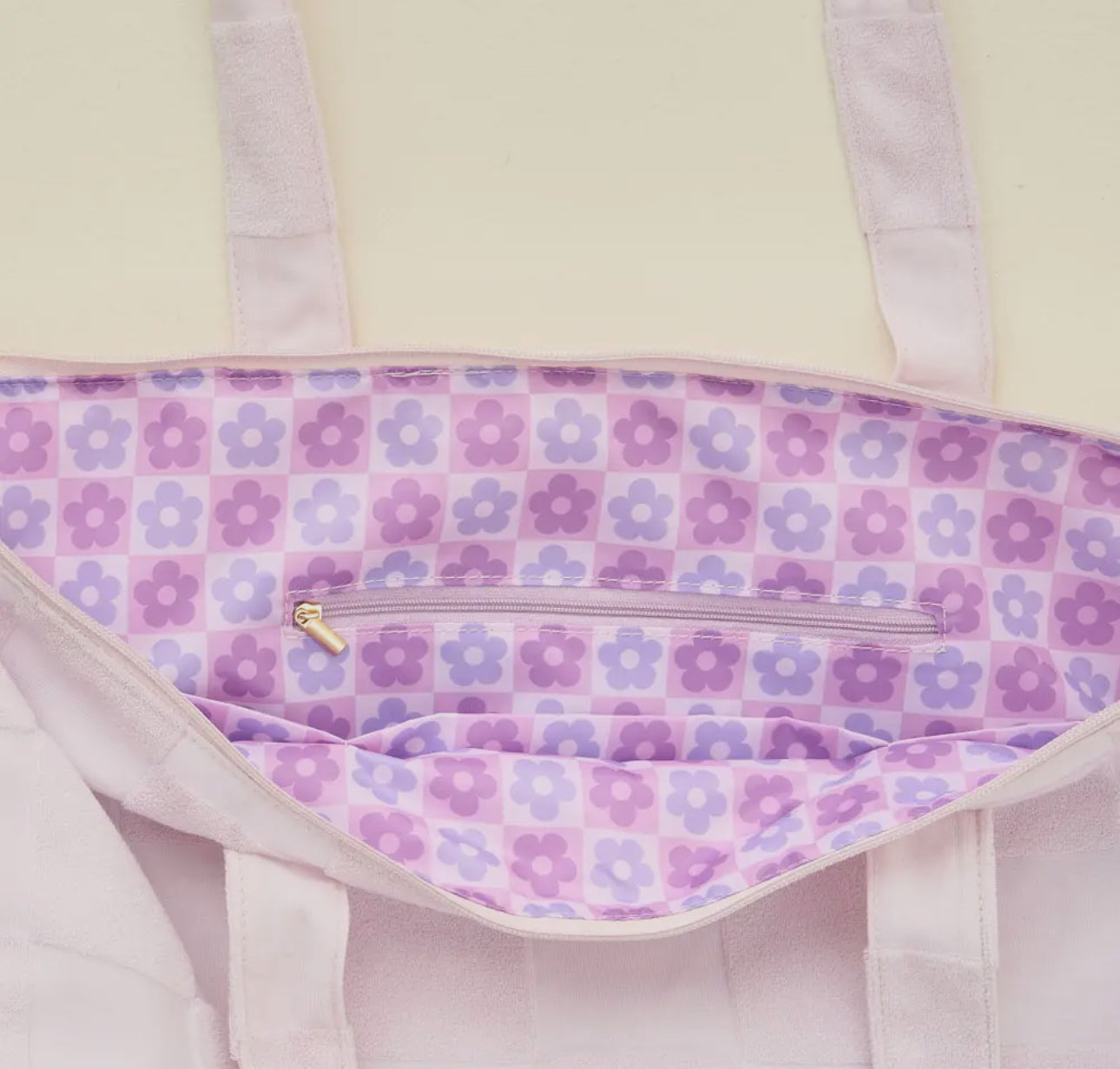 Lilac Terry Tote