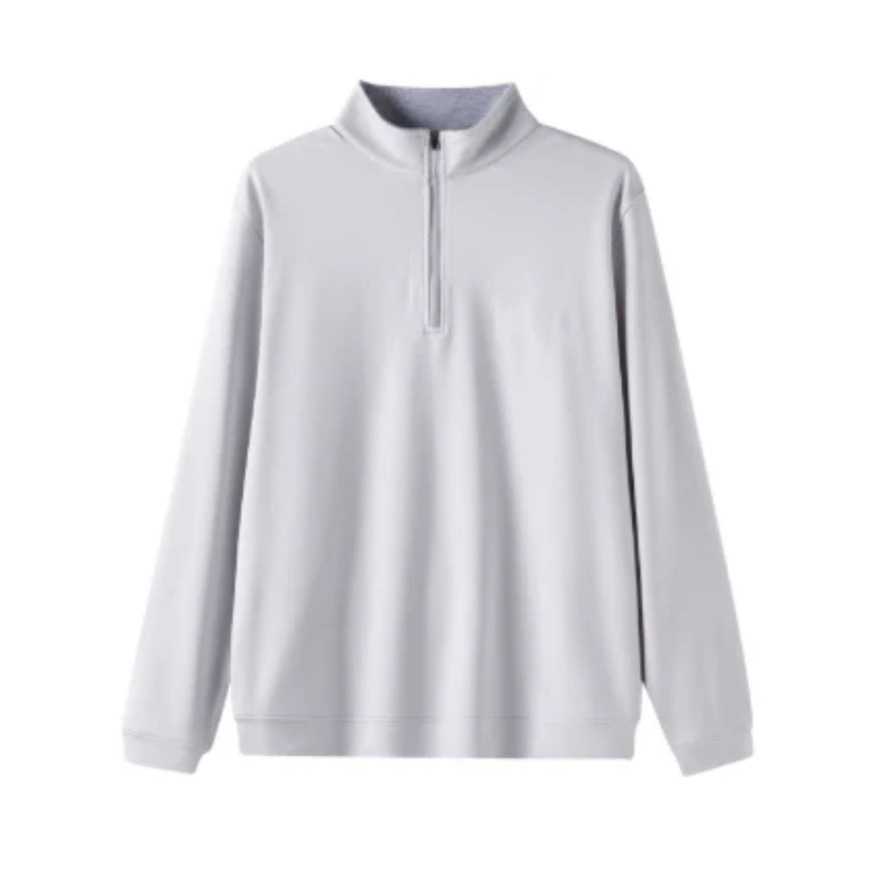 Youth Quarter Zip Light Grey