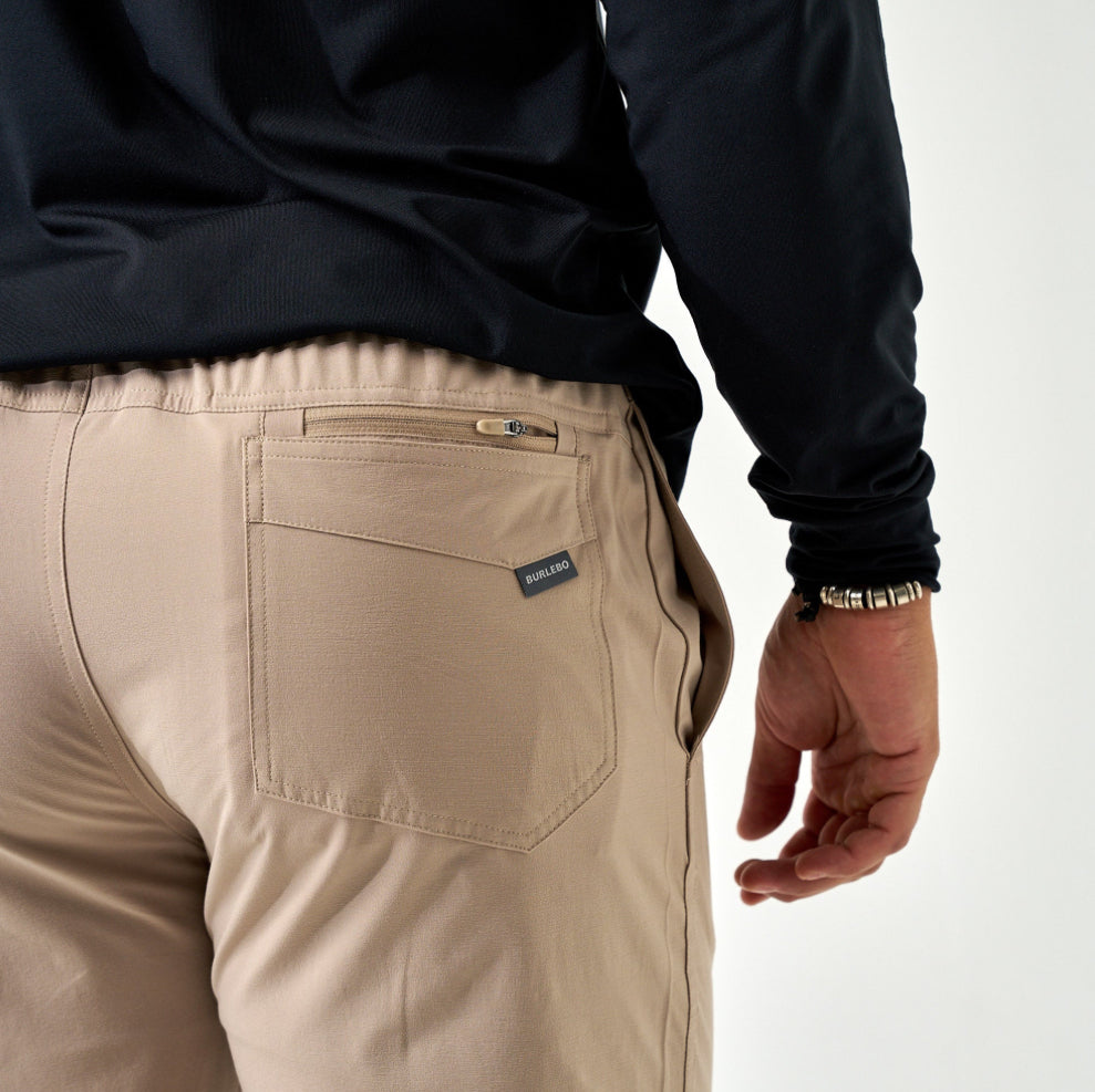 Cobblestone Khaki Performance Pants Burlebo