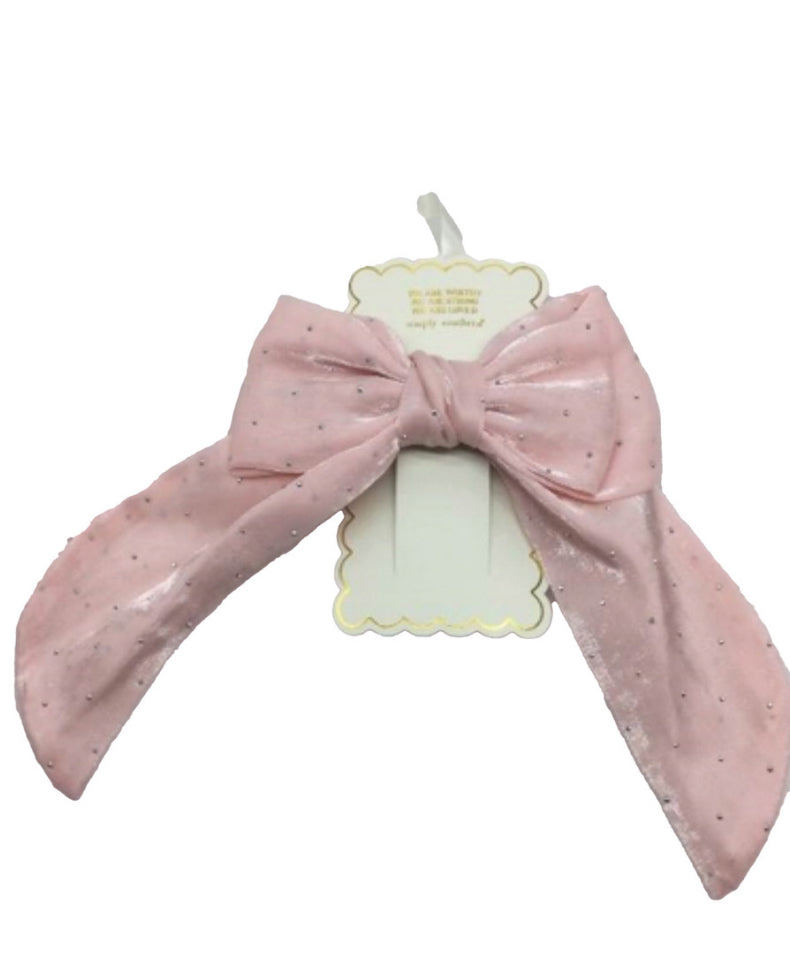 Pink Studded Bow Simply Southern