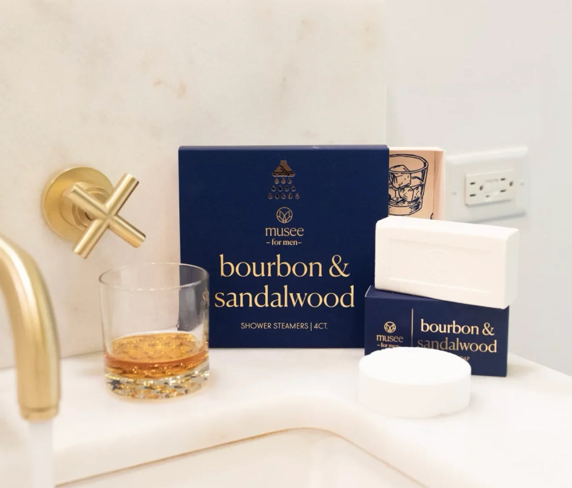 Bourbon and Sandalwood Shower Steamers Musee