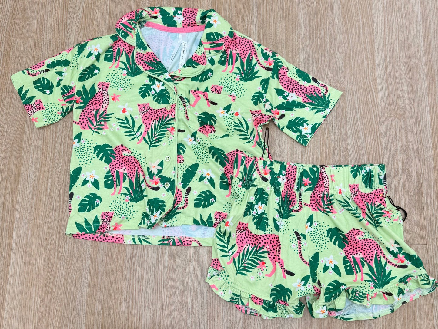 Pink Jungle PJ Set