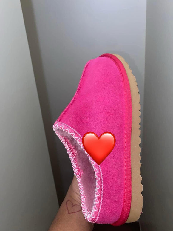 Insp bright pink slippers