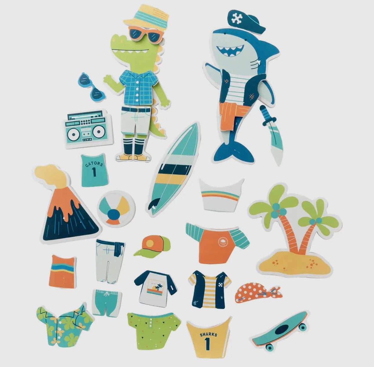 Dress up foam bath toys shark