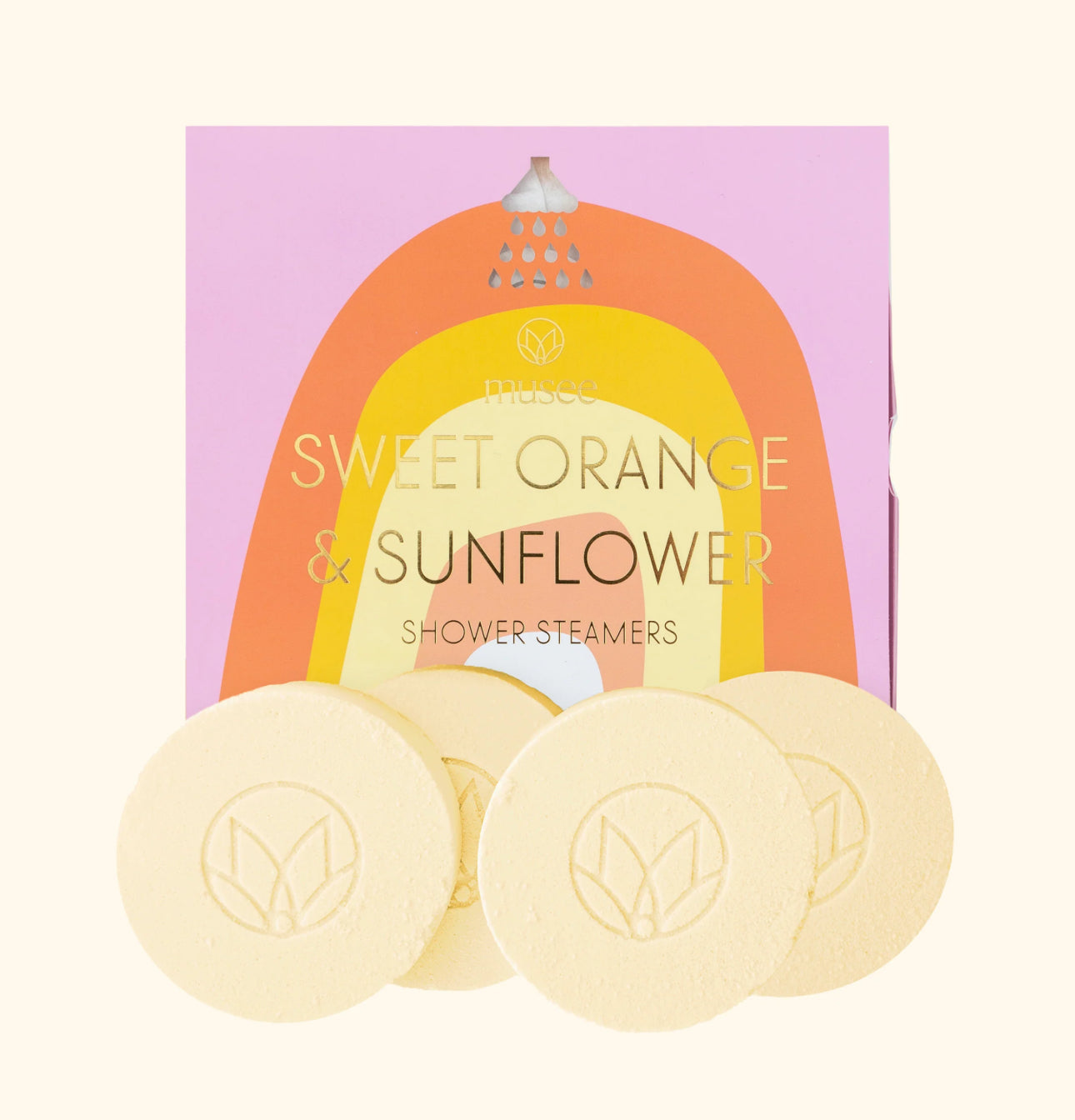 Sweet Orange Sunflower Shower Steamers Musee