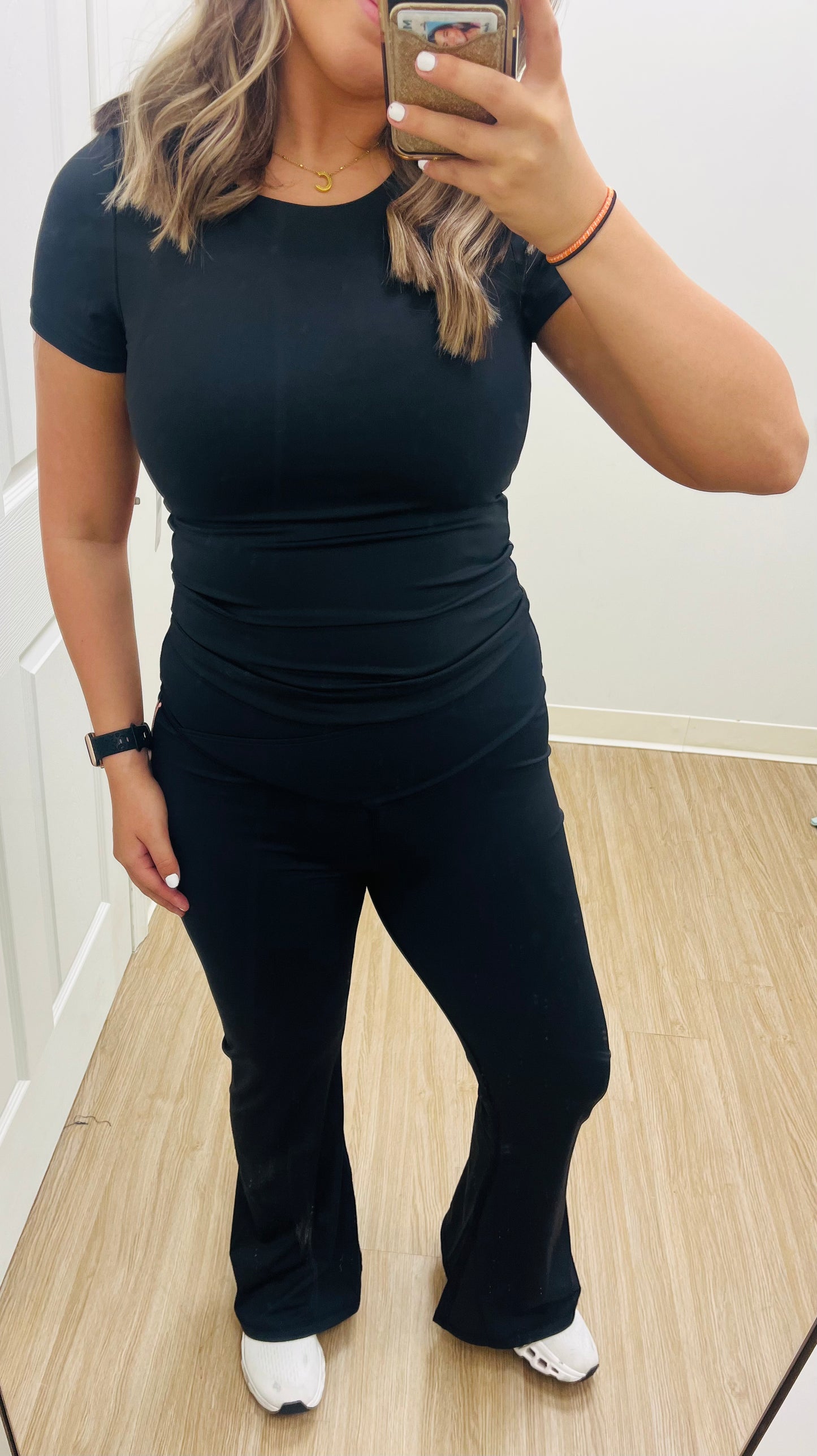 Black Flare Leggings- SS