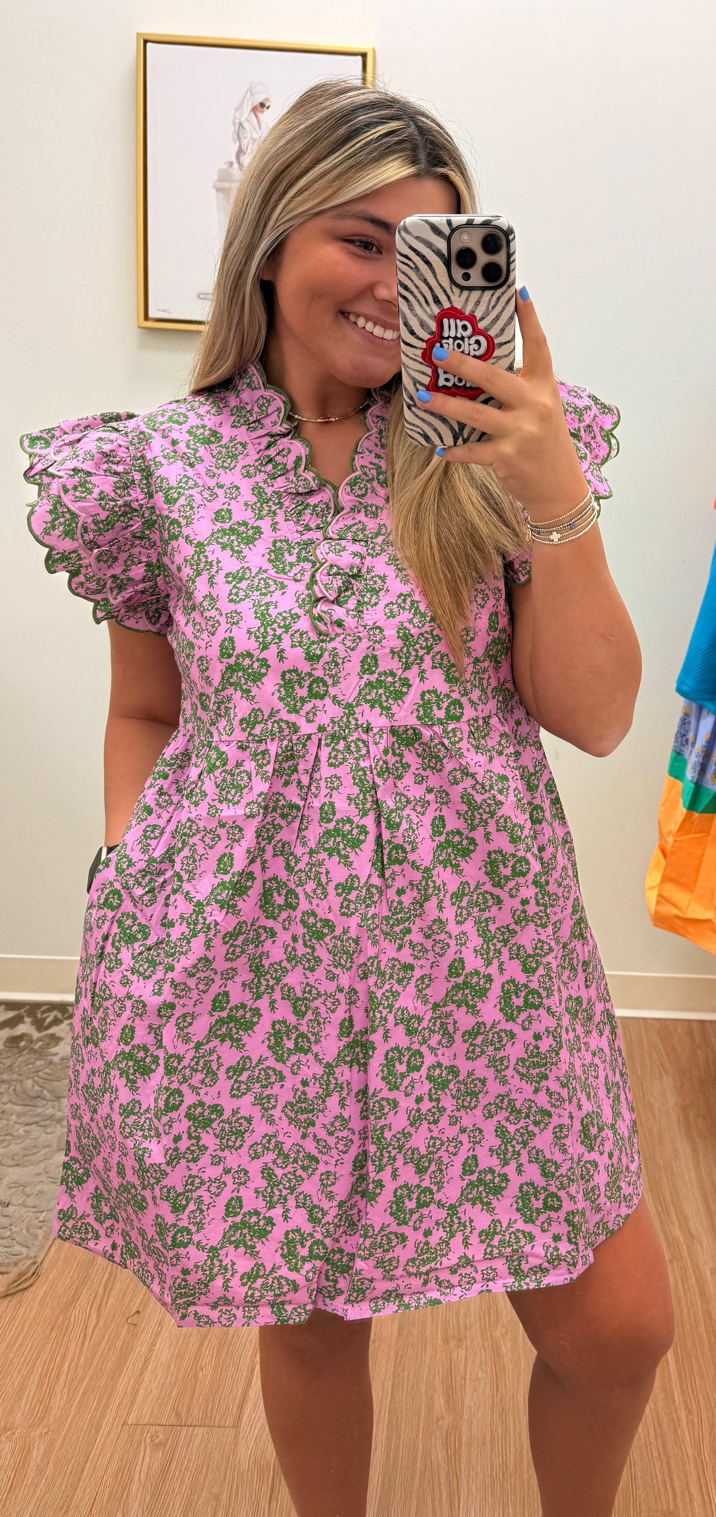 Petunia Scallop Dress