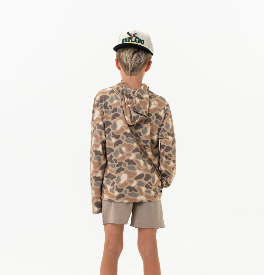 Pintail Camo Youth Performance Hoodie Burlebo