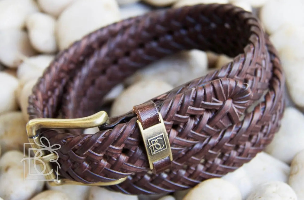 Braided Brown Belt