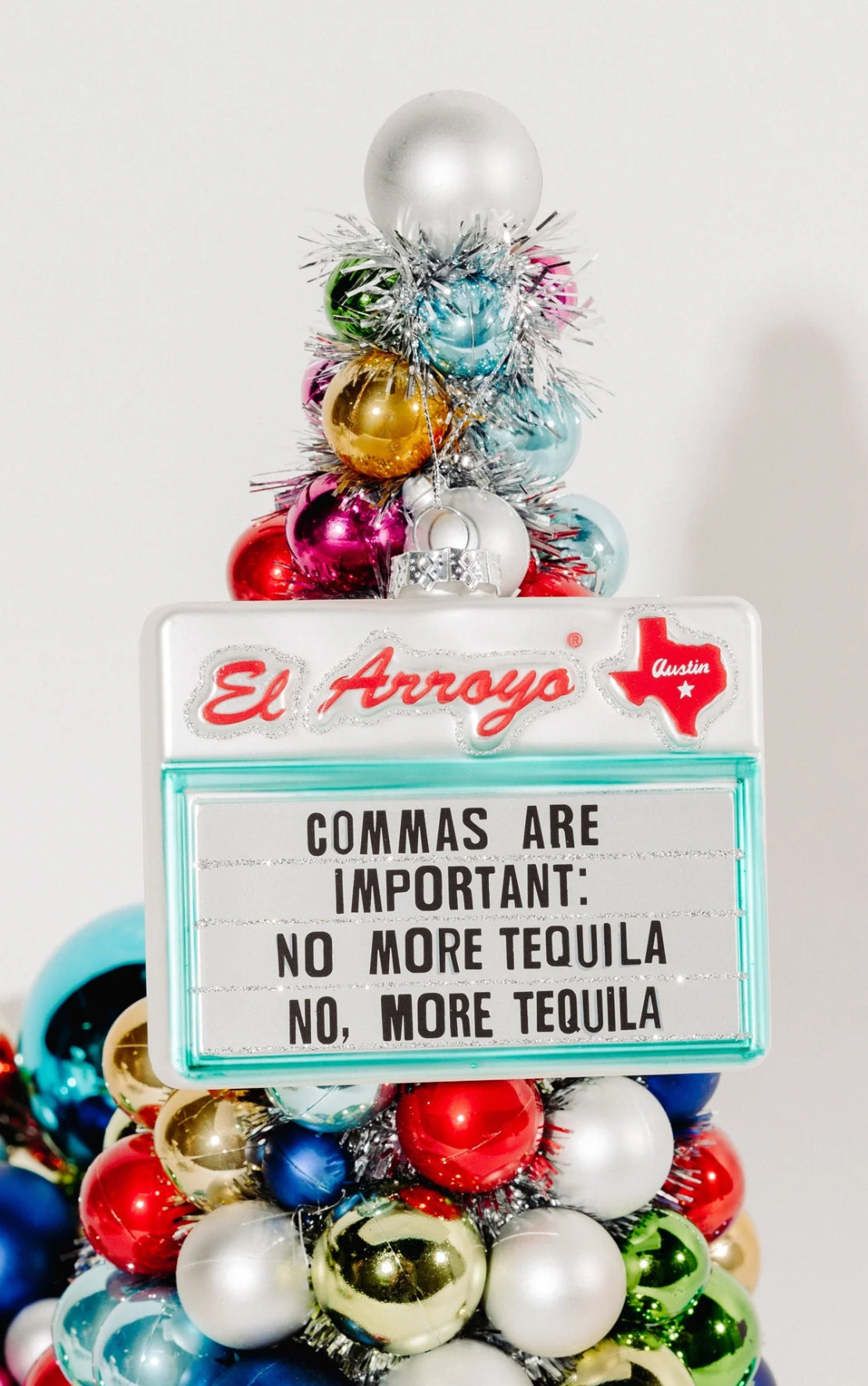 Commas Are Important Ornament - El Arroyo