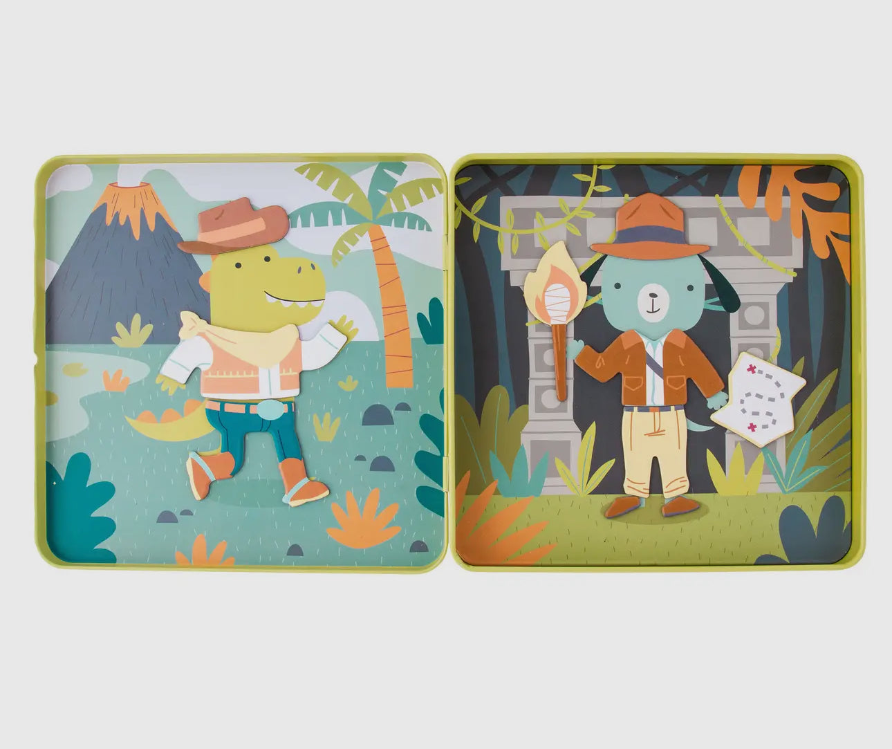 Travel tin magnetic dress up boy