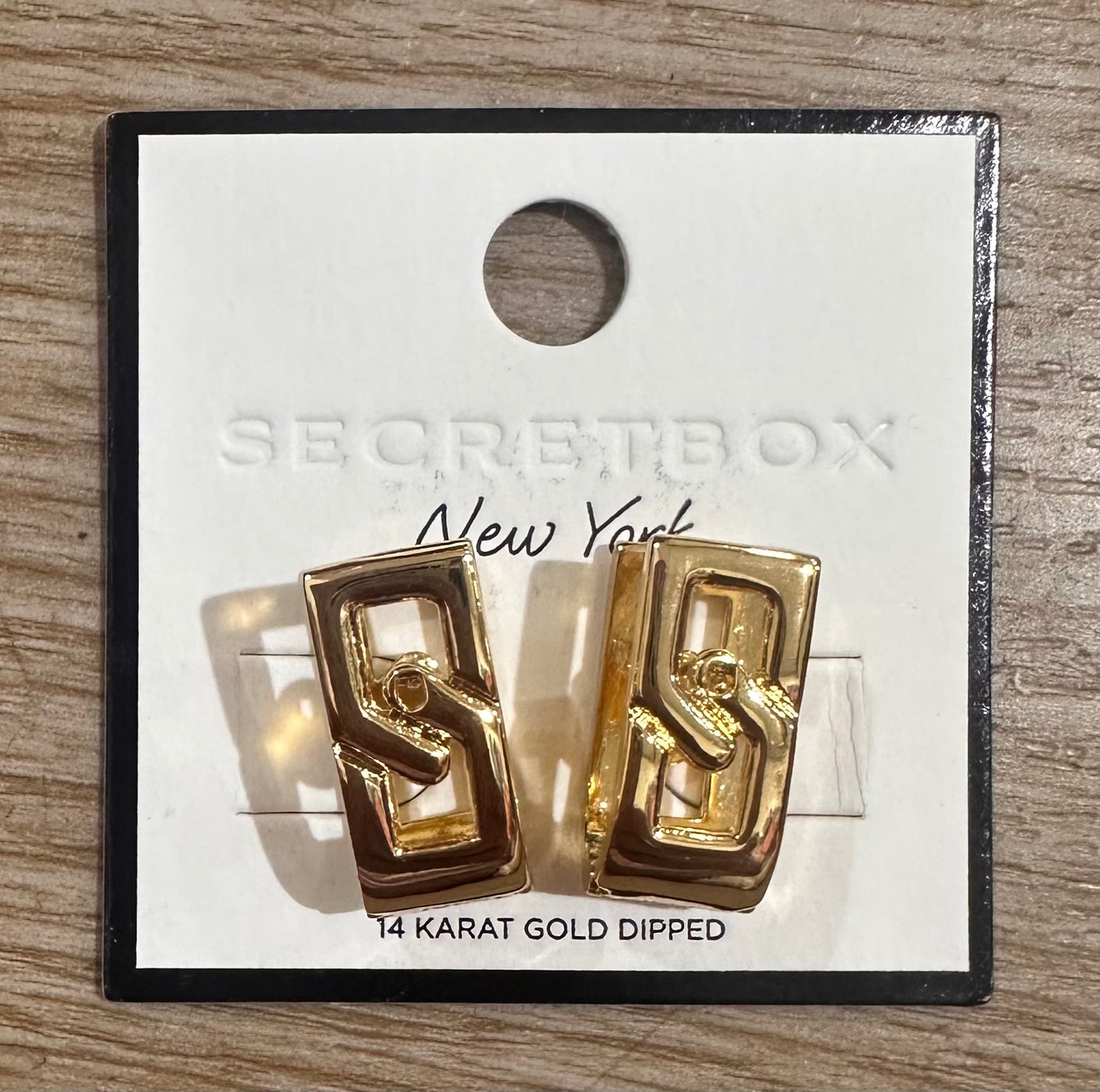Geometric Link Earrings