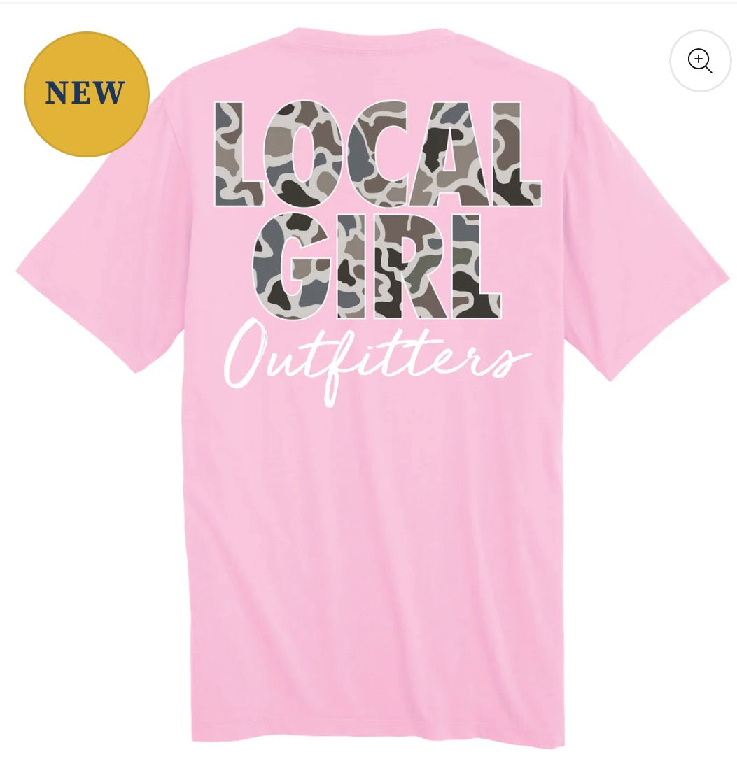 Pink Camo Tee| Local Girl