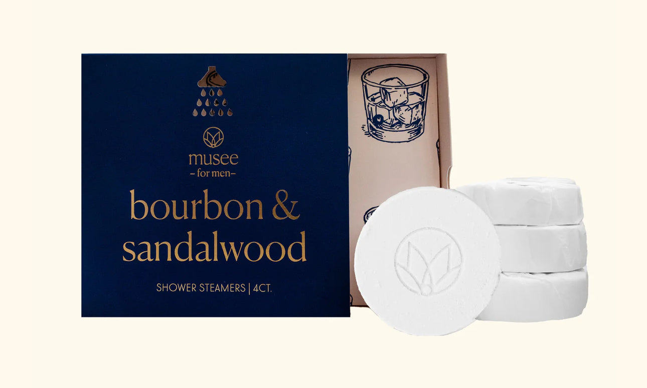 Bourbon and Sandalwood Shower Steamers Musee