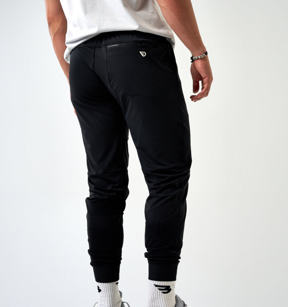 Black Performance Joggers Burlebo