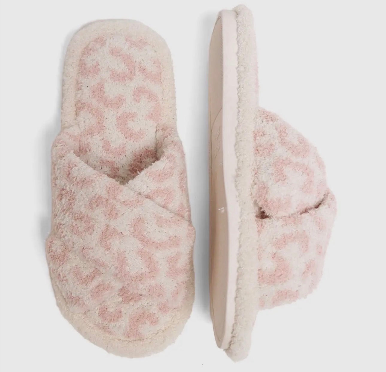 Pink Cheetah Slippers